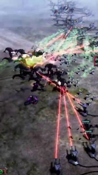 command & Conquer 3 Tiberium Wars - Black Hand vs brutal AI skirmish highlight