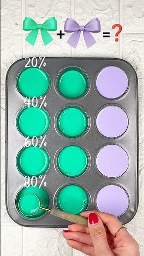 “Aqua & Sky Blue Gradient: Fresh & Calm Vibes” ✨ #colormixing #colormix #colorpalette #artshorts