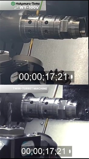 Faster Multitasking Machining with Nakamura-Tome's ChronoCut Software - Nakamura-Tome W-100V