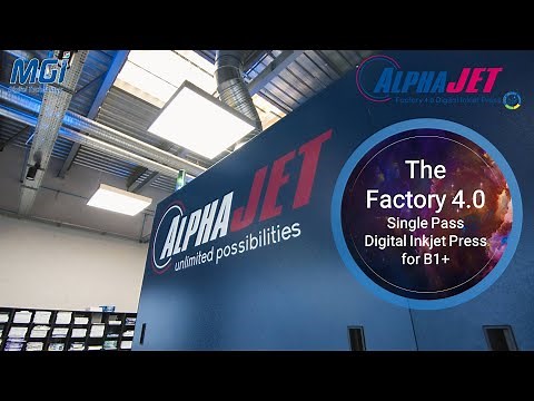 MGI AlphaJET Factory 4.0, The B1+ Single Pass Digital Inkjet Press