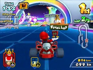 Mario Kart Arcade GP 2 eng dub Full Play all Rainbow stage