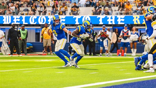 HIGHLIGHTS: RB Darrell Henderson's first TD of 2023 puts Rams back in the lead against Steelers