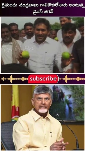 రైతులను చంద్రబాబు గాలికొదిలేశారు అంటున్న వైఎస్ జగన్ #appolitics #ysjagan #cbn #ycp #apfarmers #ap