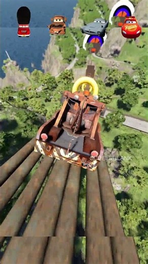 The Ultimate Mega Ramp Challenge Pixar cars VS Giant Ring Sonic I #pixarstyle #pixarcars #cartoon