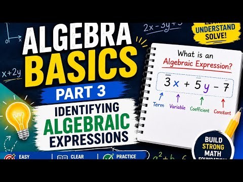 Algebra Basics | Fundamental: Basic Algebra #maths #mathtricks #algebrabasics