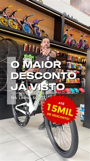 Scott Spark line with the biggest discount ever seen! Call us on WhatsApp (47) 99130-2393 to nego...