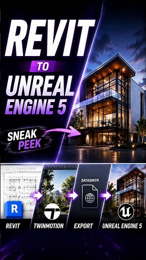 Revit to Unreal Engine 5 in Seconds Twinmotion and Datasmith