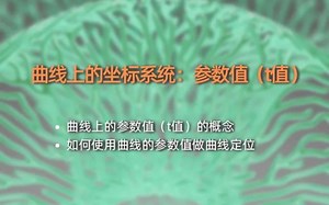 Grasshopper 知识点科普 15 Part3 曲线上的坐标系统：参数值（t值）