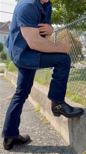 Non Selvedge Denim Day W/ Engineer Boots