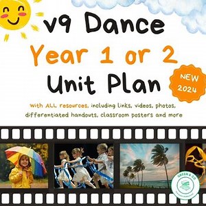 Year 1 or 2 Dance Australian Curriculum Unit (Version 9)   ALL RESOURCES