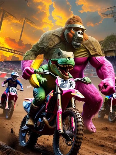 Exciting Dinosaur Racing with Emulation Caterpillar