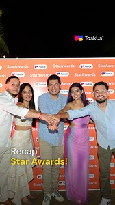Here’s to a night that captured everything we stand for — recognition, culture, and heart. Relive the best moments from our unforgettable Star Awards celebration. | TaskUs | Facebook