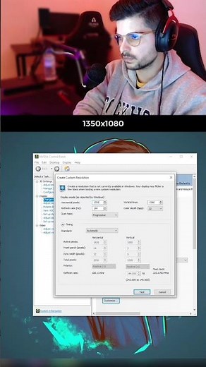 CSGO CUSTOM RESOLUTION GUIDE - NVIDIA #shorts