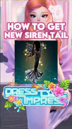 HOW To Get The NEW "SIREN TAIL" 🧜‍♀️ In The NEW SUMMER UPDATE! #dti #roblox #shorts #dresstoimpress