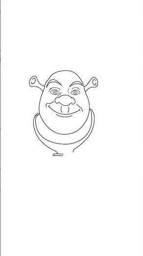 Como dibujar a Shreck #dibujo #shrek