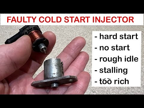 Mercedes R107 faulty cold start injector causes no end of problems! 450sl, 280sl, 350sl and 380sl