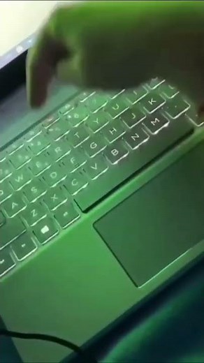 Hp Laptop keyboard light blink up hack.