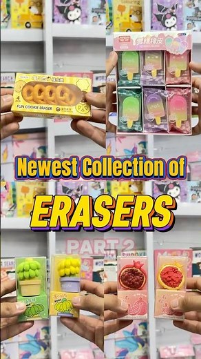 New Eraser Collection- Part-2 | Bombay Pen Store | Wholesale Stationery Sadar Bazar
