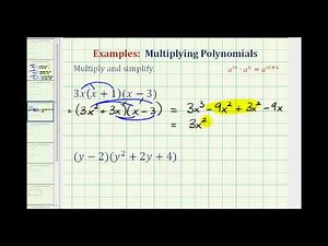 (New Version Available) Polynomial Multiplication Involving Binomials and Trinomials