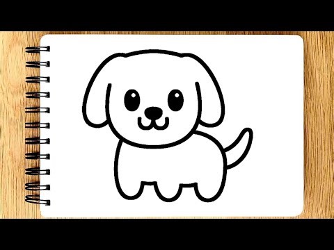 How To Draw A Dog Step by Step | Dog Drawing Easy For Kids |