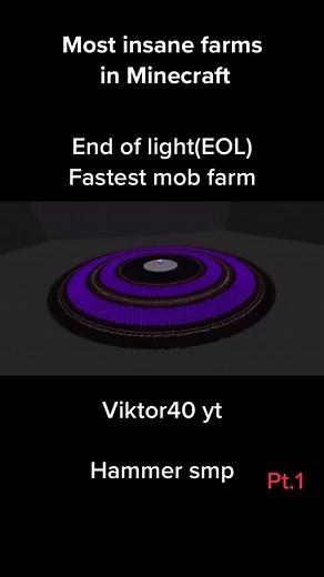 End of Light(EOL) Farm: Fastest Mob Farm Tutorial in Minecraft