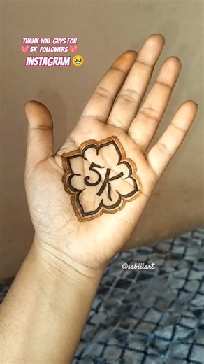 5k Followers Complete🙏🥹 #mehndi #shorts #youtubeshorts