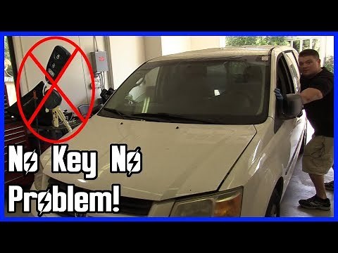 How to Move a Car Without the Key! - Lost Your Key?