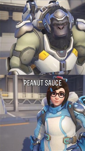 Winston and Mei interaction - Overwatch 2