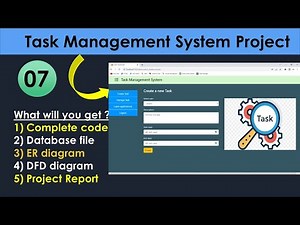 Task Management System Project in PHP and MySQL With Source Code || PHP Project || Part-07