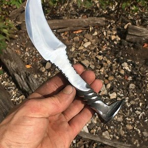 Karambit spike. #knife #knives #blacksmith #bladesmith #USA #handmade #handforged #Karambit #fightingknife #tactical #marines #navy #army #edc #badass | Andy Alm Custom Knives