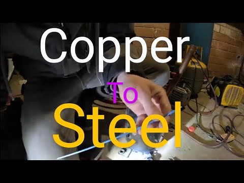 How to Braze Copper to Steel