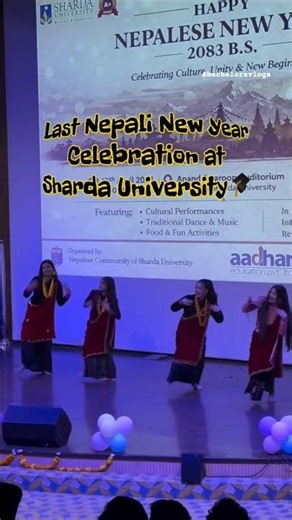 Last Nepali New Year celebration 🎉 #mbbsprivatecolleges #engineeringcollege #shardauniversity