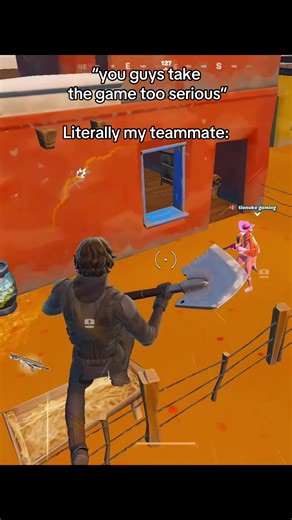 bro is not tuff #viral #fortnite #fyp #teammate