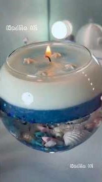 let's make candle on ocean 🌊 them #candlemaking #candle #candlestickpatterns #viral