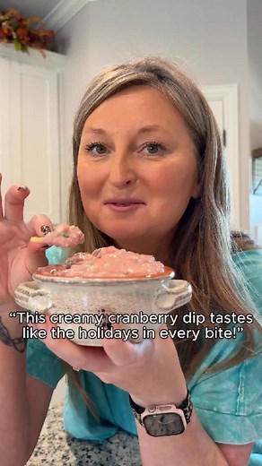53K views · 7.4K reactions | This Cranberry Cream Cheese Dip tastes...