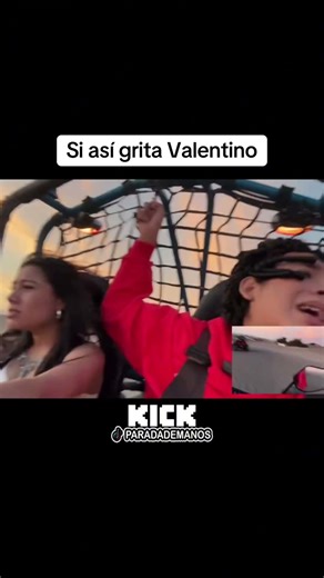 That's how I screamed in adrenaline 😭😫 #shorts Valentino Palacios