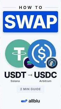 How to Swap USDT (Solana) to USDC (Arbitrum)