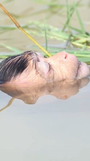 13K views · 140 reactions | The baby monkeys sleeping in the water are truly amazing. | Sok Kimleng | Facebook