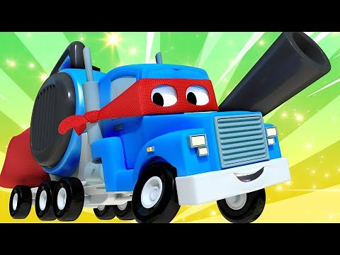 The summer train - Carl the Super Truck - Car City ! Cars and Trucks Cartoon for kids