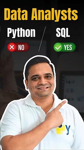 Should I Learn Python or SQL? #python #sql #code #analysts