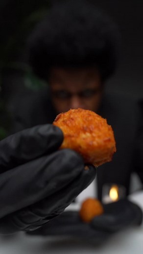 mac & cheese balls mukbang #asmr #mukbang #food #macandcheese #maccaroni #macandcheeseballs #fyp #fy