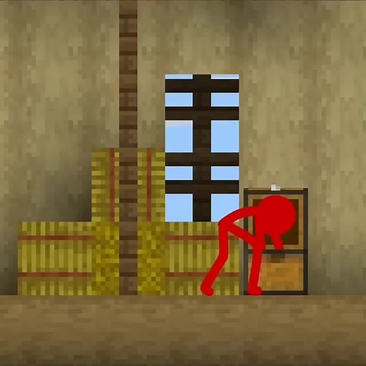 Red vs. Orange: A Minecraft Animation by Alan Becker