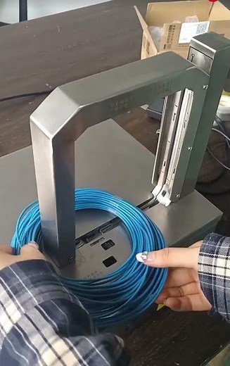 Cable bundling and strapping made easy👍 automatic strapping machine 😎