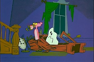 50K views · 4.1K reactions | Pink Panther finds himself in a spooky...