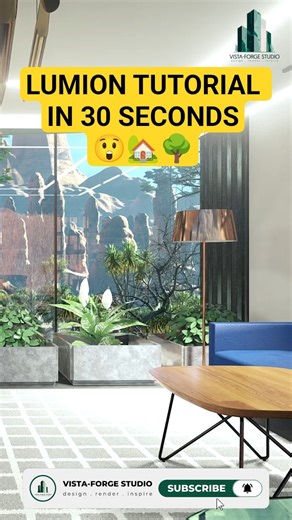HOW TO CREATE THIS IMAGE IN 30 SECONDS | LUMION 2025 TUTORIAL