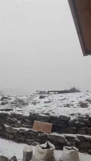 I wasn’t ready for what come next..😲. A new chapter for Nepal’s travel experience is coming. Follow for more — something beautiful is in the making.#fyp #nepal_travel_guide #trekking_nepal #nepal_tourism #smowfall