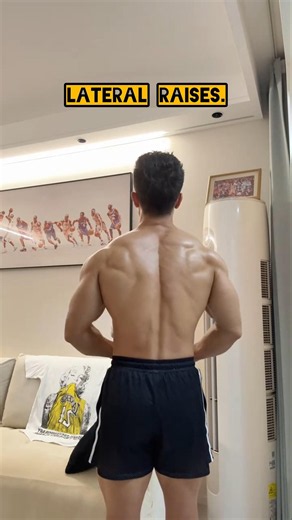 "Shoulder Press + Lateral Raises + Dips = 3D Delts in 15 Mins 💪 #Shorts #fitness #motivation