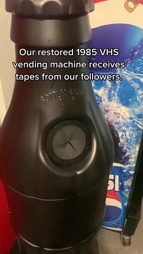 1985 VHS Tape Vending Machine - Retro-Tech Time Machine