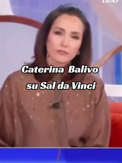 Caterina Balivo risponde ad Aldo Cazzullo su Sal da Vinci