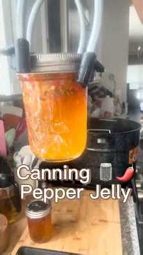 🌶️ How to Make & Can Hot Pepper Jelly | Easy Water Bath Canning